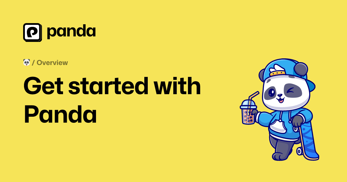 Get started with Panda - Panda CSS